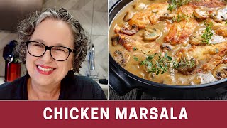 Easy Chicken Marsala Recipe  The Frugal Chef [upl. by Astiram]