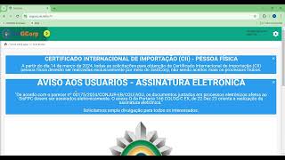 Aviso na pagina do SisGCorp que os documentos anexo dos processos devem ser assinado eletronicamente [upl. by Olodort238]