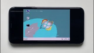 Windows 7 on iPhone X [upl. by Anolahs]