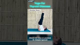 Yoga Aasan for Thyroid Disease at Home  Part 10 thyroidproblems thyroidyoga [upl. by Ahsilak]