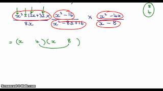 grade 10 algebraic fractions simplifying 2 [upl. by Emmer]