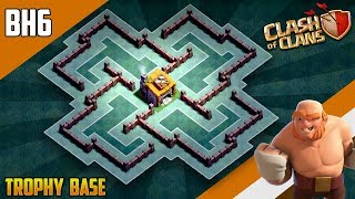 Brand New Town Hall 6 TH6 TROPHYWAR Base 2018 COC BEST Th6 Trophy Base Design  Clash of Clans [upl. by Dleifxam]