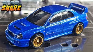 Hot Wheels Subaru Impreza WRX Bugeye  Cars and Donuts  Real Riders Premium  2 of 3 [upl. by Orwin]