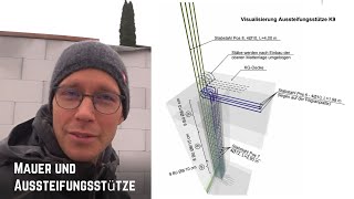 Mauern und Aussteifungsstützen erstellen [upl. by Nylarac]