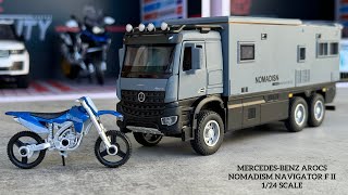 HD Miniature  MercedesBenz Arocs Nomadism Navigator F II 124 Scale Model [upl. by Spring831]