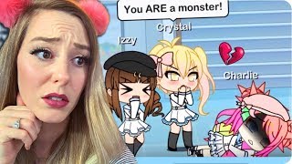 She Was Bullied For Being Different  Gacha Life Studio Roleplay Reaction [upl. by Oeht]