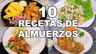 10 ALMUERZOS FÁCILES Y DELICIOSOS  Recetas peruanas  Sabroso [upl. by Dreher90]