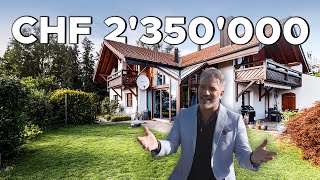 TOUR durch ein UNGLAUBLICHES 235 Mio Landhaus in der Nähe des Hallwilersees  Immobilien Schweiz [upl. by Smallman]