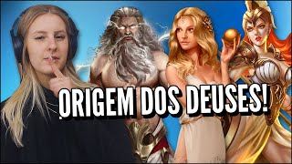 A ORIGEM DOS DEUSES  MITOLOGIA GREGA  GUILHERME ANALISA JOVENS REAGEM [upl. by Raknahs41]