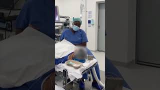 Singing Surgeon Soothes Patient With Halo Before Operation [upl. by Eniamor372]