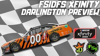 FSi DFS NASCAR DFS Picks Show Xfinity Series Crown Royal Purple Bag Project 200 at DARLINGTON Video [upl. by Moses]