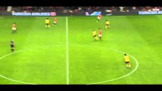 Scholes passes v Arsenal [upl. by Gatian819]