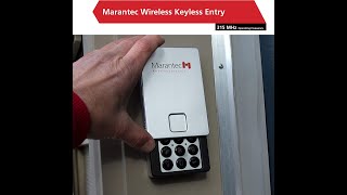 How to replace battery Marantec Garage Door Opener batteries very easy M13631 [upl. by Aliuqahs]