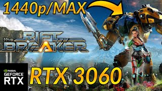 THE RIFTBREAKER GameplayBenchmark  1440p QHD MAX SETTINGS  i5 10400RTX 3060 [upl. by Asilem838]