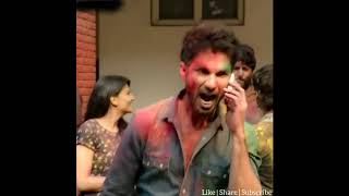 Kabir very Angry😡Holi Scenes🎬  Kabir Singh Status😍🎥Movie scenes📽 Whatsaap Status [upl. by Kilah]