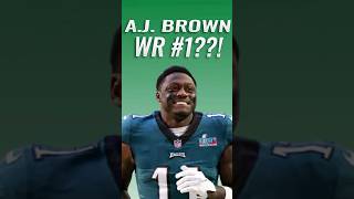 AJ Brown has the upside to be the number one overall WR in 2024 fantasy football [upl. by Enoved]