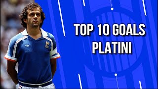 Top 10 Goals  Michel Platini [upl. by Combe]