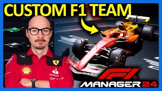 I Built a CUSTOM F1 Team in F1 Manager 2024 [upl. by Espy]