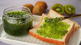 Kiwi Jam Recipe  3 Ingredients Kiwi Jam  Homemade Jam Recipe  Yummy [upl. by Gershom]