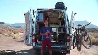 Van Tour of a Full Time Van Lifer DIY Nissan NV LiveWork Conversion Van [upl. by Vaclav67]