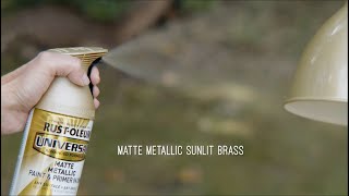 Universal Metallic Spray Paint  RustOleum [upl. by Nivrae684]