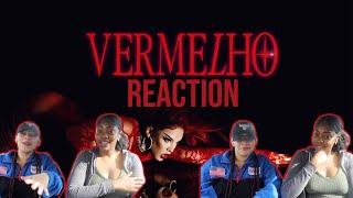 GLORIA GROOVE  VERMELHO CLIPE OFICIAL REACTION [upl. by Ahsekyw]