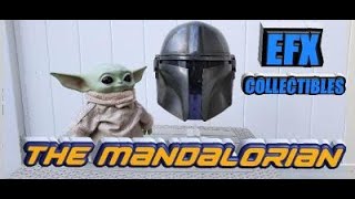 Star Wars The Mandalorian Helmet Replica by EFX Collectibles [upl. by Nyleahcim99]