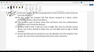 Treaty of Hudaibiya O level Islamiyat Ali Jan Damani AJDMISSIONARY [upl. by Gnat81]