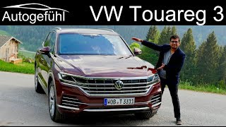 VW Touareg 3 FULL REVIEW driving 2019 Volkswagen Touareg III  Autogefühl [upl. by Newfeld]