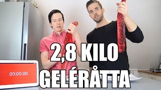 Vi Äter en JÄTTEGeleråtta 28 Kilo  9000 Kcal [upl. by Sulohcin699]