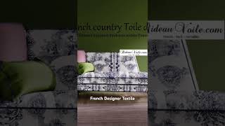 Toile de Jouy French designer interior classoc luxury upholstery decoration [upl. by Coltun]