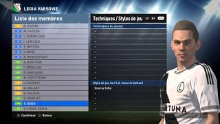 PES 2016 Legia Warszawa players [upl. by Hillari]