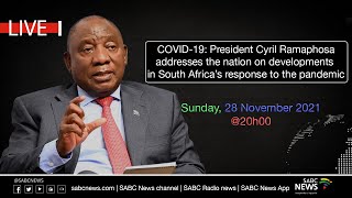 President Cyril Ramaphosa addresses the nation [upl. by Hars837]