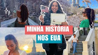 COMO ME MUDEI PARA OS EUA E A MINHA TRAJETÓRIA MORANDO EM NYC [upl. by Adnolehs]