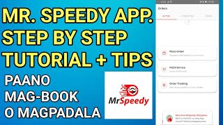 Mr Speedy app step by step tutorial  paano magbook o magpadala [upl. by Dagall]