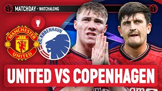 Manchester United 10 Copenhagen  ONANA SAVES PEN  LIVE STREAM Watchalong  Champions League [upl. by Fital]