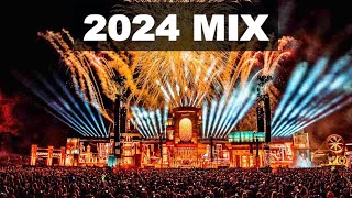 New Year Mix 2024  Best EDM Party Electro House Techno amp Festival Music [upl. by Leahcimnaes]