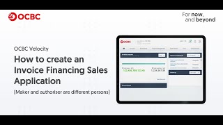 How to Create an Invoice Financing Sales Application Maker and Authoriser are different persons [upl. by Neenwahs300]