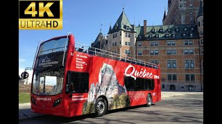 Quebec City Tour Quebec 4k [upl. by Carola]