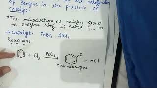 Electrophilic Substitution Reactions of Benzene  Halogenation Nitration Sulphonation PART7 [upl. by Fania]