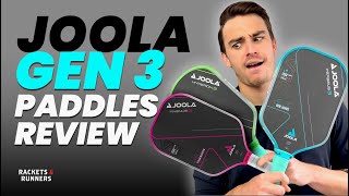 These Gen 3 Joola paddles are absolutely INSANE Gen 3 Joola Paddles Review  Rackets amp Runners [upl. by Yarb]