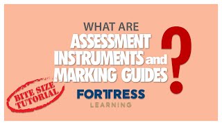 What are Assessment Instruments and Marking Guides  TAE40116  TAE40122 [upl. by Howell843]