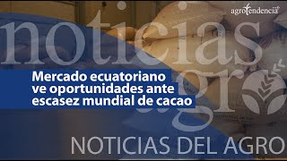 🔴 Mercado ecuatoriano ve oportunidades ante escasez mundial de cacao  NDA [upl. by Ondine]