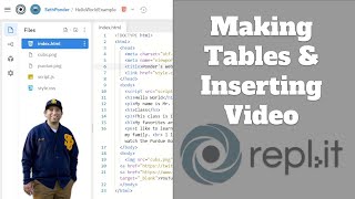 Creating Tables with HTML in Repl it [upl. by Richela145]