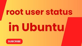 root user in ubuntu linux [upl. by Lejeune]