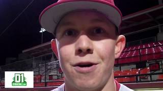 Heston Kjerstad talks about his first collegiate home run [upl. by Eidlog]