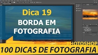 Criando Borda nas suas Fotos PHOTOSHOP [upl. by Perkins]