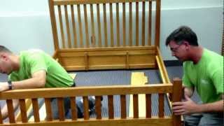 Hardwood Artisans Craftsman Bed Assembly [upl. by Rannug]