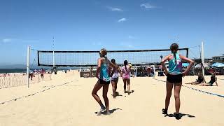 2024 AVP 14u Nationals  MoffettHartwell vs AlderksScharver  Set 2 W 2113 [upl. by Blakelee782]