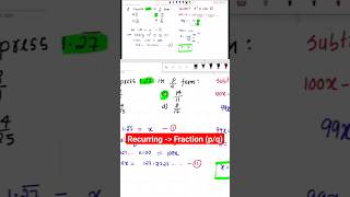 Mastering Recurring Decimals Convert to Fractions pq Form Tutorialquot [upl. by Zeiler]